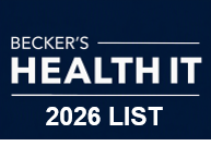 Becker's Health IT 2026 List